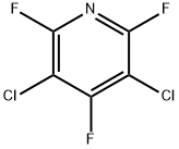 3,5-ジクロロ-2,4,6-トリフルオロピリジン 化学構造式