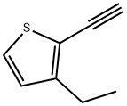 Thiophene, 3-ethyl-2-ethynyl- (9CI) 化学構造式