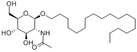 OCTADECYL-2-ACETAMIDO-2-DEOXY-BETA-D-GLUCOPYRANOSIDE Structure