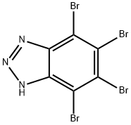 4,5,6,7-TETRABROMOBENZOTRIAZOLE Structure