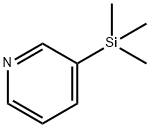 Trimethyl(3-pyridyl)silane Structure