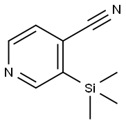 3-(TRIMETHYLSILYL)PYRIDINE-4-CARBONITRILE Struktur