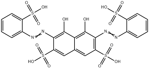 双(苯磺酸偶氮)变色酸, 1738-02-9, 结构式