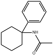 N-(Tetrahydro-4-phenyl-2H-pyran-4-yl)acetamide 化学構造式