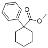 1-フェニルシクロヘキサンカルボン酸メチル 化学構造式
