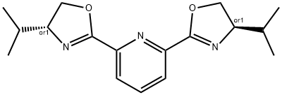 (+)-2,6-双[(4S)-4-(异丙基)-2-恶唑啉-2-基]吡啶,173829-03-3,结构式
