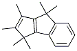 3,8-ジヒドロ-1,2,3,3,8,8-ヘキサメチルシクロペンタ[a]インデン 化学構造式