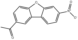 1-(7-nitro-2-dibenzofuranyl)ethanone Structure