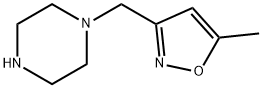 Piperazine, 1-[(5-methyl-3-isoxazolyl)methyl]- (9CI) Structure