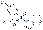 1H-Indole, 1-[(4-chloro-2-nitrophenyl)sulfonyl]- Structure