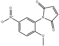 1-(2-METHOXY-5-NITROPHENYL)-1H-PYRROLE-2,5-DIONE Structure
