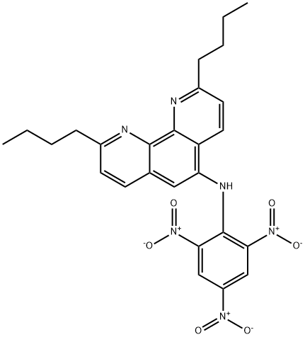 2,9-DI-N-BUTYL-5-PICRYLAMINO-1,10-PHENANTHROLINE Structure