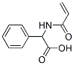 Benzeneacetic  acid,  -alpha--[(1-oxo-2-propen-1-yl)amino]- Struktur