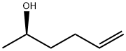 (R)-5-ヘキセン-2-オール 化学構造式