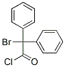 2-bromo-2,2-diphenylacetyl chloride Structure