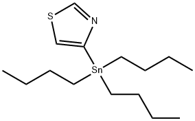 4-(三正丁基锡)噻唑,173979-01-6,结构式