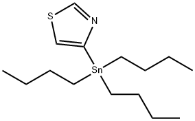 4-(TRIBUTYLSTANNYL)THIAZOLE Structure