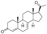 Pregna-4,7-diene-3,20-dione Structure