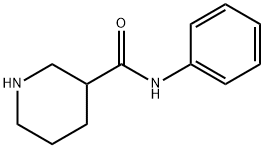 PIPERIDINE-3-CARBOXYLIC ACID PHENYLAMIDE Structure