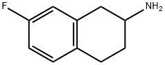 7-氟-1,2,3,4-四氢萘-2-胺, 173998-63-5, 结构式