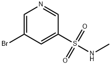 5-ブロモ-N-メチルピリジン-3-スルホンアミド 化学構造式