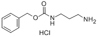 N-カルボベンゾキシ-1,3-ジアミノプロパン塩酸塩 化学構造式