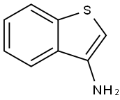 Benzo[b]thiophen-3-ylamine, 17402-82-3, 结构式