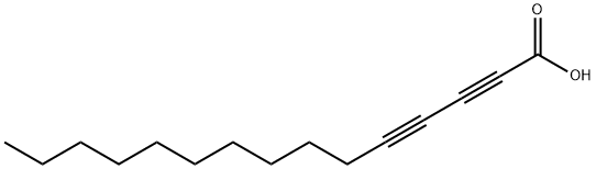 2,4-PENTADECADIYNOIC ACID Structure