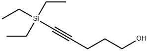 5-(トリエチルシリル)-4-ペンチン-1-オール 化学構造式