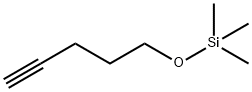 1-TRIMETHYLSILYLOXY-4-PENTYNE 化学構造式