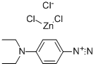 P-DIAZO-N,N-DIETHYLANILINE ZINC CHLORIDE Struktur