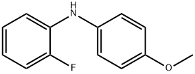 2-氟-N-(4-甲氧基苯基)苯胺, 1741-78-2, 结构式