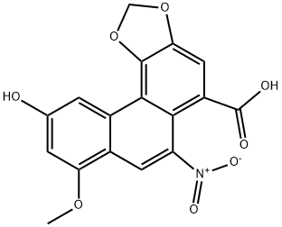 马兜铃酸D, 17413-38-6, 结构式