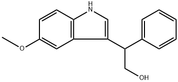 (R)-2-(5-methoxy-1H-indol-3-yl)-2-phenyl-ethanol Structure