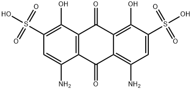 17418-72-3 4,5-diamino-9,10-dihydro-1,8-dihydroxy-9,10-dioxoanthracene-2,6-disulphonic acid