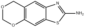 8H-[1,3]Dioxino[5,4-f]benzothiazol-2-amine(9CI) Struktur