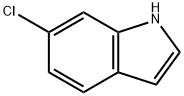 6-氯吲哚 结构式