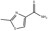 2-METHYL-1,3-THIAZOLE-4-CARBOTHIOAMIDE Struktur