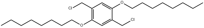 2 5-BIS(CHLOROMETHYL)-1 4-BIS(OCTYLOXY)& Structure