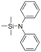 Silanamine, 1,1,1-trimethyl-N,N-diphenyl- Structure