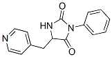 2,4-Imidazolidinedione,  3-phenyl-5-(4-pyridinylmethyl)- Struktur
