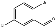2-ブロモ-5-クロロベンズアルデヒド 化学構造式
