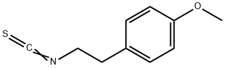 1-(2-イソチオシアナトエチル)-4-メトキシベンゼン 化学構造式