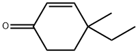 2-Cyclohexen-1-one, 4-ethyl-4-methyl-, 17429-32-2, 结构式