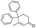 3-メチル-4,4-ジフェニル-2-シクロヘキセン-1-オン 化学構造式