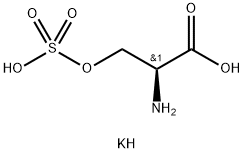 L-丝氨酸-O-硫酸酯 钾盐, 17436-02-1, 结构式