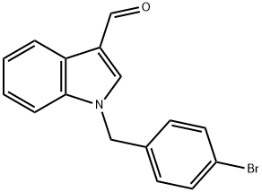 1-(4-BROMO-BENZYL)-1H-INDOLE-3-CARBALDEHYDE Structure