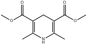 dimethyl 1,4-dihydro-2,6-dimethylpyridine-3,5-dicarboxylate Structure
