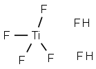 Hexafluorotitanic acid Struktur