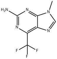 9-甲基-6-(三氟甲基)-9H-嘌呤-2-胺 结构式